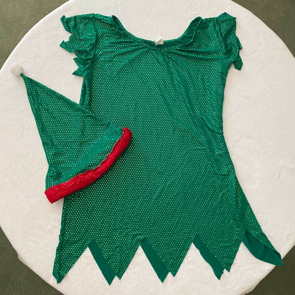 Wish Come True Elf Dance Costume - Shirt & Hat